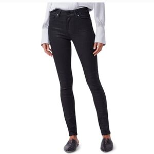 PAIGE  Black Denim Skinny Jeans Size 24